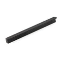 Momo Handles Flapp Pull Handle Brushed Black | The Blue Space