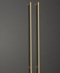 Momo Handles Graf Knurled D Handle Brushed Dark Brass 1178mm - The Blue Space