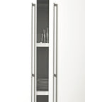 Momo Handles Graf Knurled D Handle Dull Brushed Nickel 1178mm - The Blue Space