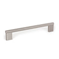 Momo Handles Graf Knurled D Handle Dull Brushed Nickel 160mm - The Blue Space