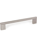 Momo Handles Graf Knurled D Handle Dull Brushed Nickel 160mm - The Blue Space