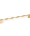Momo Handles Graf Knurled D Handle Brushed Dark Brass 256mm - The Blue Space