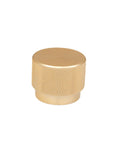 Momo Handles Graf Round Knob 38mm Brushed Dark Brass - The Blue Space