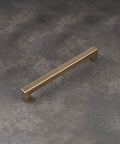 Momo Handles Liberty Bar Handle 160mm Dark Brushed Brass - The Blue Space