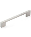 Momo Handles Livorno D Handle 128mm Dull Brushed Nickel - The Blue Space