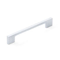 Momo Handles Livorno D Handle 128mm Satin Chrome - The Blue Space