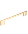 Momo Handles Livorno D Handle 160mm Brushed Matt Brass - The Blue Space