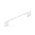 Momo Handles Livorno D Handle 160mm Matt White - The Blue Space