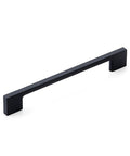 Momo Handles Livorno D Handle 160mm Matt Black - The Blue Space