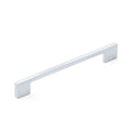 Momo Handles Livorno D Handle 160mm Satin Chrome - The Blue Space