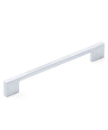 Momo Handles Livorno D Handle 160mm Satin Chrome - The Blue Space