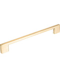Momo Handles Livorno D Handle 192mm Brushed Matt Brass - The Blue Space