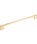 Momo Handles Livorno D Handle 256mm Brushed Matt Brass - The Blue Space