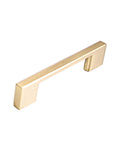 Momo Handles Livorno D Handle 96mm Brushed Matt Brass - The Blue Space
