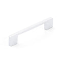 Momo Handles Livorno D Handle 96mm Matt White - The Blue Space