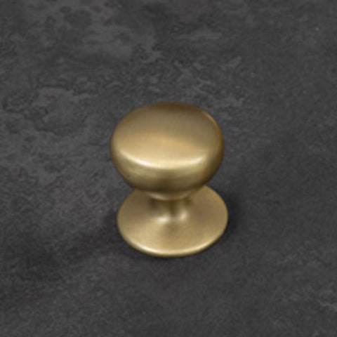 New Hampton Round Knob 32mm Matt Brass