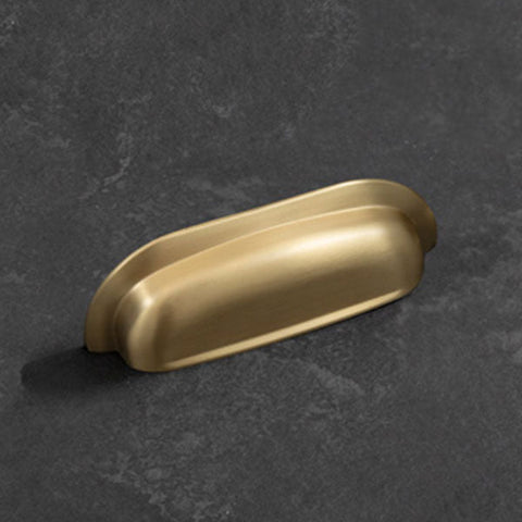 New Hampton Wide Cup Pull 96mm Matt Brass