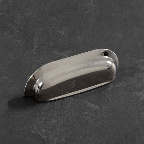 New Hampton Wide Cup Pull 96mm Polished Nickel