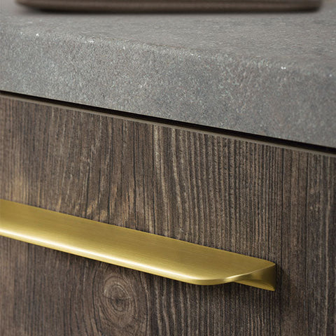 Nick Pull Handle Brushed Matt Brass