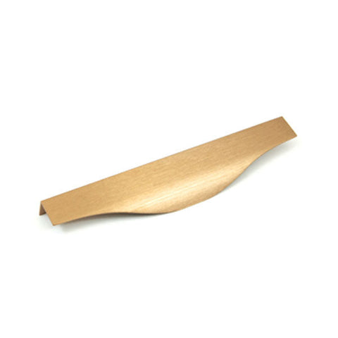 Momo Handles Noma Pull Handle 128mm Brushed Dark Brass - The Blue Space