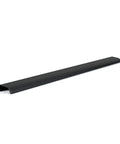 Momo Handles Ona Lip Pull Handle 544mm Brushed Black - The Blue Space