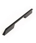 Momo Handles Rail D Handle 192mm Brushed Black - The Blue Space