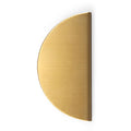 Momo Handles Sola Half Round Lip Pull 240mm Brushed Brass - The Blue Space