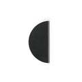 Momo Handles Sola Half Round Lip Pull 80mm Matt Black - The Blue Space