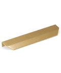 Momo Handles Vann Lip Pull Handle 128mm Brushed Dark Brass - The Blue Space