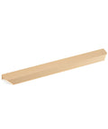 Momo Handles Vann Lip Pull Handle 256mm Brushed Dark Brass - The Blue Space